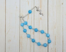 Asklepios (Asclepios) Pocket Prayer Beads in Aquamarine: Greek God of Healing, Patron of Physicians and Health Professionals, Son of Apollo
