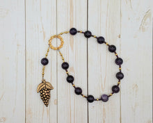 Dionysos (Dionysus, Bacchus) Pocket Prayer Beads in Amethyst: Greek God of Wine, Theater, Ecstasy
