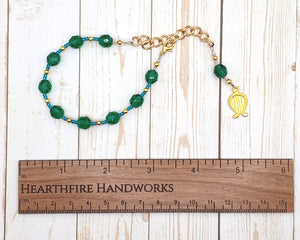 Bragi Prayer Bead Bracelet: Norse God of Inspiration, Poetry and the Bardic Arts