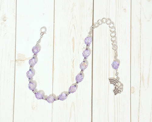Iris Prayer Bead Bracelet: Greek Goddess of the Rainbow