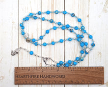 Amphitrite Prayer Bead Necklace in Aqua Sea Sediment Jasper: Greek Goddess, Queen of the Seas