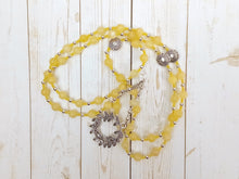 Apollo Prayer Bead Necklace in Honey Calcite: Greek God of Music and the Arts, Health and Healing