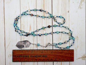 Artemis Prayer Bead Necklace in Flower Amazonite: Greek Goddess of  the Wild, Protector of Young Women