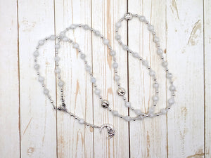 Artemis Prayer Bead Necklace in Moonstone: Greek Goddess of  the Wild, Protector of Young Women