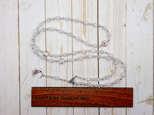 Artemis Prayer Bead Necklace in Moonstone: Greek Goddess of  the Wild, Protector of Young Women