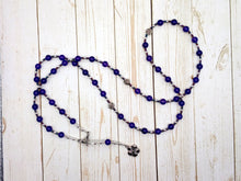 Hypnos Prayer Bead Necklace in Amethyst: Greek God of Sleep