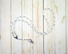 Nekhbet Prayer Bead Necklace in Alabaster: Egyptian Vulture Goddess, Patron and Protector of Upper Egypt