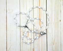 Nekhbet Prayer Bead Necklace in Alabaster: Egyptian Vulture Goddess, Patron and Protector of Upper Egypt