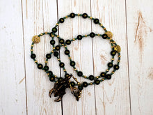 Frey Prayer Bead Necklace in Green Mashan Jade: Norse God of Fertility, Abundance, Prosperity