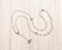 Vor Prayer Bead Necklace in Howlite: Norse Goddess Who Sees and Knows All, Companion of Frigga