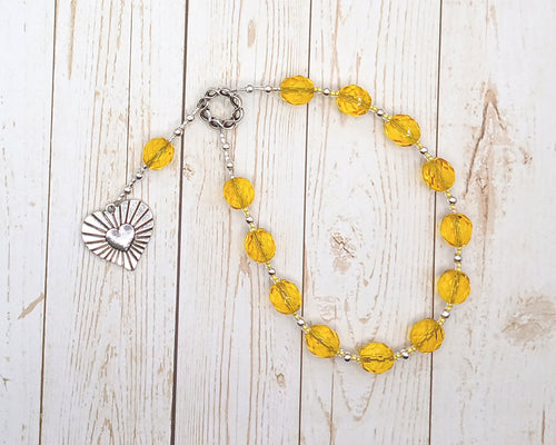 Aegle Pocket Prayer Beads: Greek Healing Goddess, Goddess of Shining Good Health