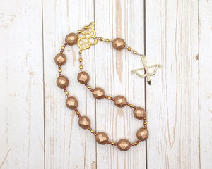 Apollo Pocket Prayer Beads with Bow and Arrow: Greek God of Music and the Arts, Health and Healing