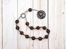 Ares Pocket Prayer Beads in Grey: Greek God of War, Courage, Survival, Protector of Soldiers