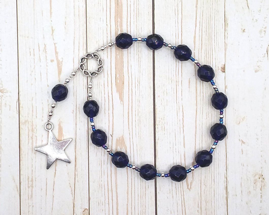 Asteria Pocket Prayer Beads: Greek Goddess of Astrology and Dream Prophecy, Mother of Hekate