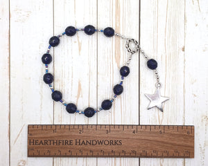Asteria Pocket Prayer Beads: Greek Goddess of Astrology and Dream Prophecy, Mother of Hekate