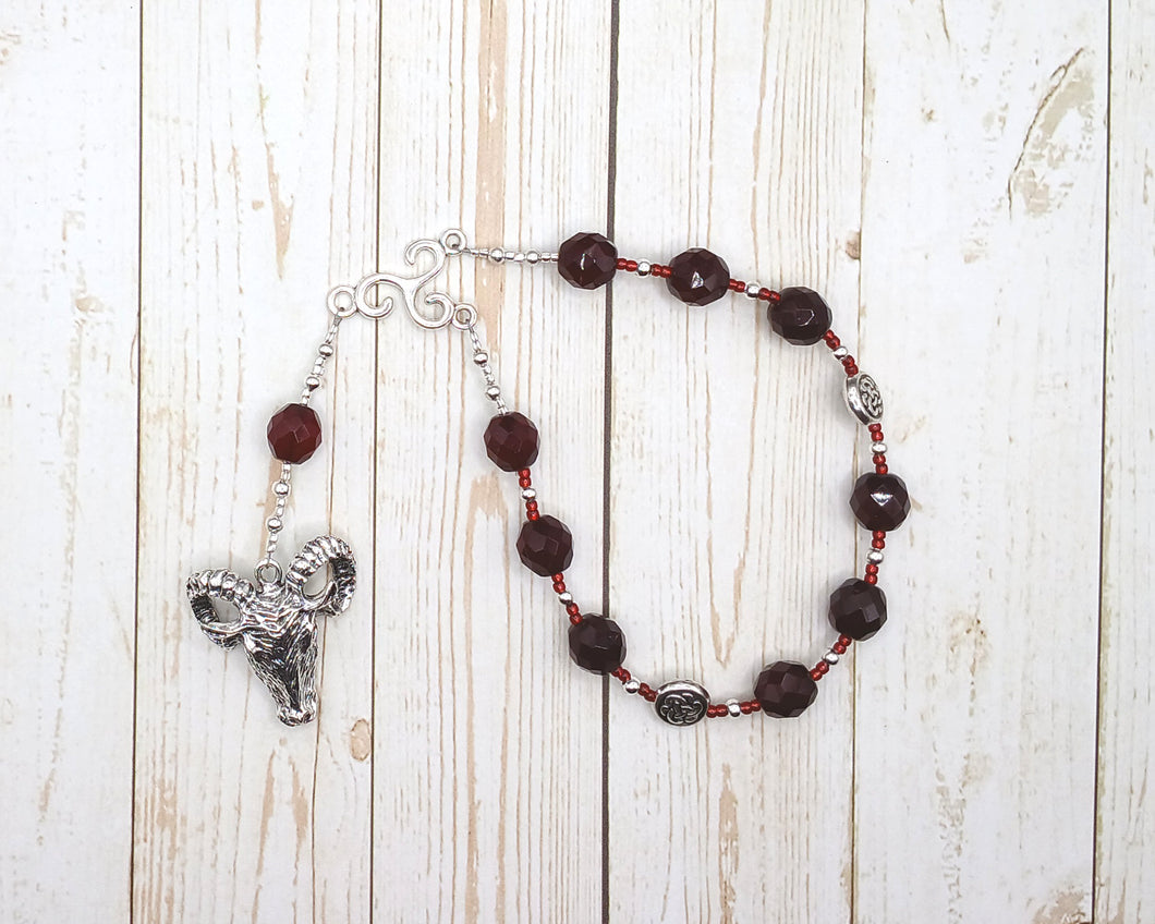 Belatucadros Pocket Prayer Beads: British Celtic Protector God