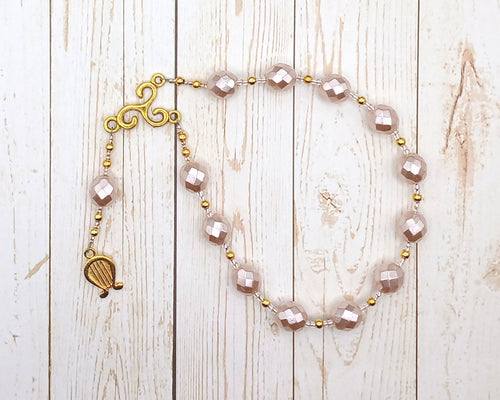 Erato Pocket Prayer Beads: Greek Muse of Lyric and Love Poetry