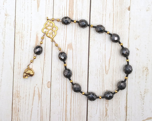 Ereshkigal Pocket Prayer Beads: Sumerian/Mesopotamian Goddess of the Underworld