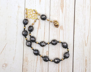 Ereshkigal Pocket Prayer Beads: Sumerian/Mesopotamian Goddess of the Underworld