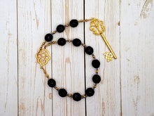 Frigga  Pocket Prayer Beads: Queen of Asgard in Purple, Norse Goddess of Wisdom, Weaving, Good Management