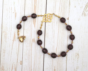 Hel (Hella) Pocket Prayer Beads: Norse Goddess of Death, Ruler of the Underworld