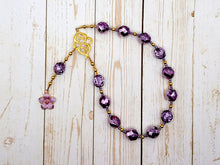 Hypnos Pocket Prayer Beads in Violet: Greek God of Sleep