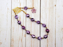Hypnos Pocket Prayer Beads in Violet: Greek God of Sleep