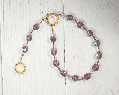 Juno Pocket Prayer Beads: Roman Goddess of Marriage, Guardian of the Community, Queen of the Gods