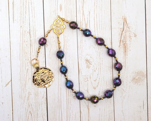 Medusa Pocket Prayer Beads: Greek Goddess, Spirit of Protection