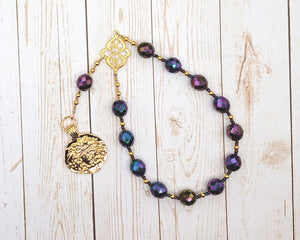 Medusa Pocket Prayer Beads: Greek Goddess, Spirit of Protection