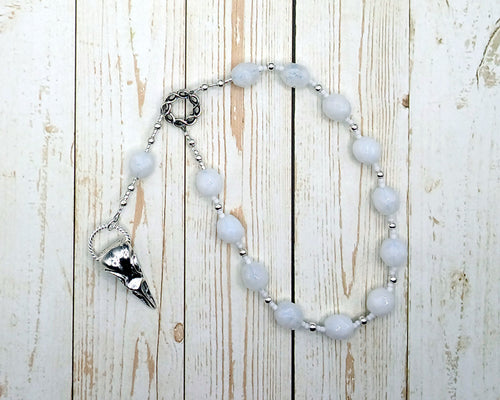 Nekhbet Pocket Prayer Beads with Cobra: Egyptian Vulture Goddess, Patron and Protector of Upper Egypt