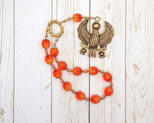 Ra (Re) Pocket Prayer Beads with Falcon: Egyptian God of the Sun