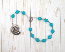 Ran Pocket Prayer Beads with Nautilus Shell: Norse Goddess of the Sea