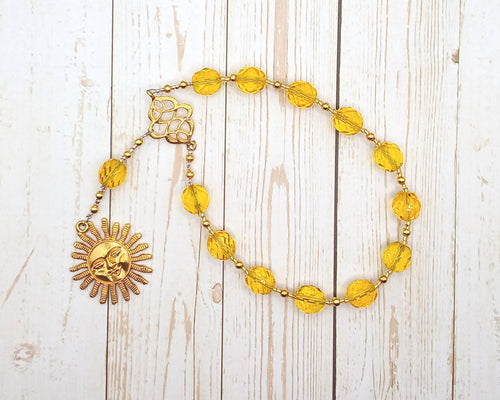 Saule Pocket Prayer Beads: Baltic Goddess of the Sun