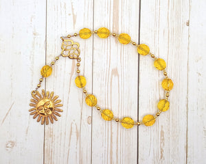 Saule Pocket Prayer Beads: Baltic Goddess of the Sun