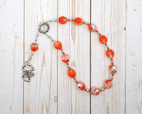 Serqet (Serket) Pocket Prayer Beads: Egyptian Goddess of Healing, Magic, Venomous Beasts