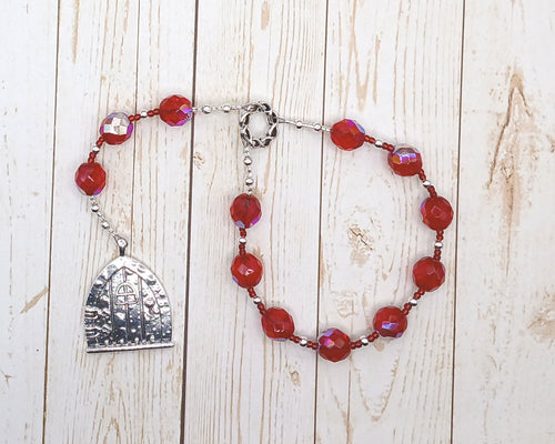 Syn Pocket Prayer Beads: Norse Guardian Goddess, Companion of Frigga