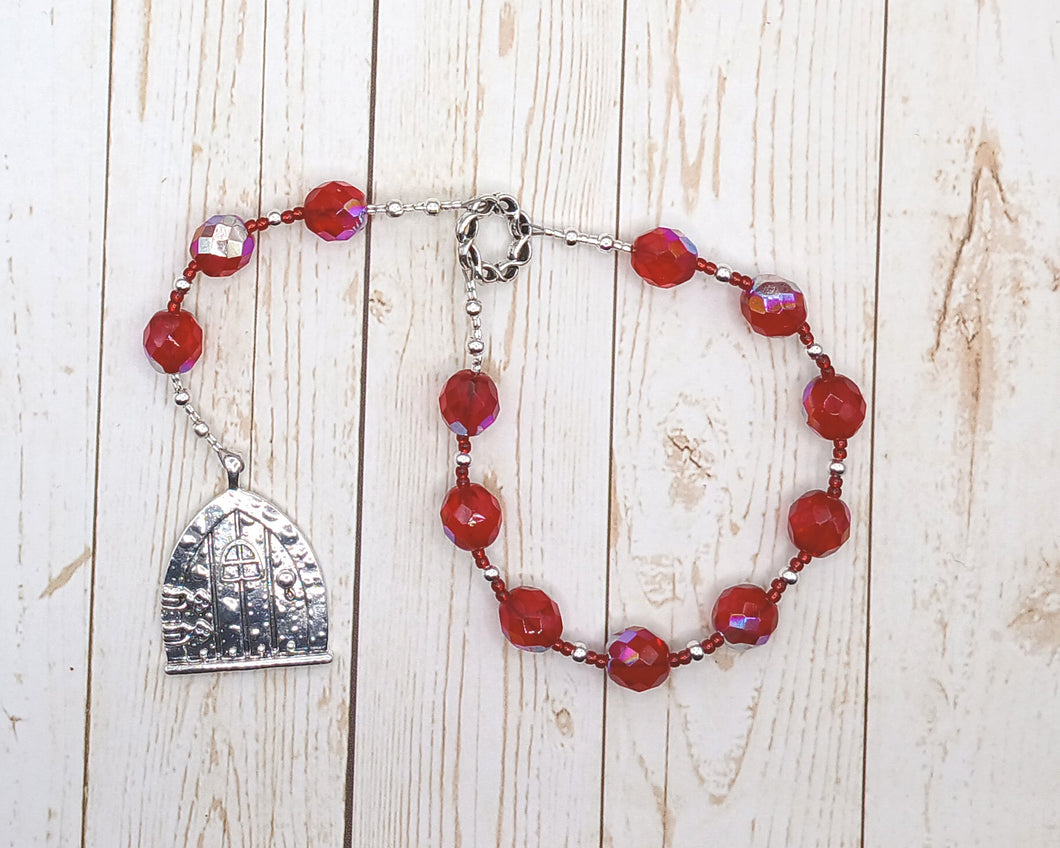 Syn Pocket Prayer Beads: Norse Guardian Goddess, Companion of Frigga