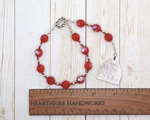 Syn Pocket Prayer Beads: Norse Guardian Goddess, Companion of Frigga