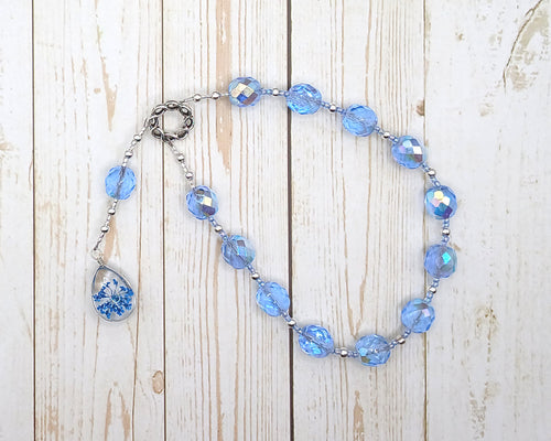 Tayet Pocket Prayer Beads: Egyptian Goddess of Weaving and Fiber Arts, Goddess of Funerals