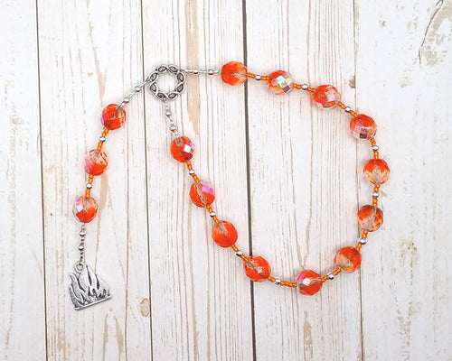 Vesta Pocket Prayer Beads: Roman Goddess of the Hearthfire