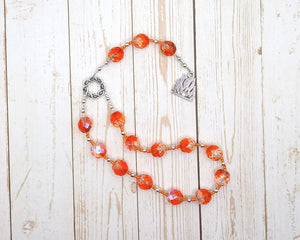 Vesta Pocket Prayer Beads: Roman Goddess of the Hearthfire