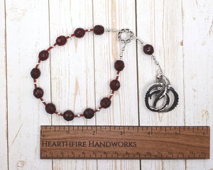 Wadjet Pocket Prayer Beads with Cobra: Egyptian Cobra Goddess, Patron and Protector of Lower Egypt