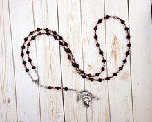 Mars Prayer Bead Necklace in Red Tiger Eye: Roman God of War, Fertility, Agriculture
