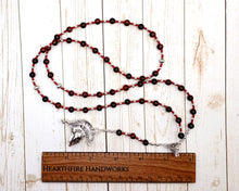 Mars Prayer Bead Necklace in Red Tiger Eye: Roman God of War, Fertility, Agriculture