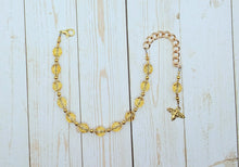 Artemis Prayer Bead Bracelet with Bee: Greek Goddess of the Wilderness, Wild Animals, Huntress, Protector of Young Women and Girls