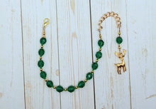 Artemis Prayer Bead Bracelet with Stag: Greek Goddess of the Wilderness, Wild Animals, Huntress, Protector of Young Women and Girls