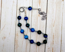 Hera Pocket Prayer Beads in Chrysocolla: Greek Goddess of the Sky, Marriage, Queen of Olympus