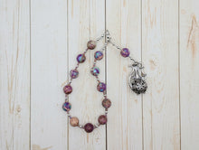 Circe Pocket Prayer Beads in Purple Imperial Jasper: Greek Goddess of Magic, Transformation