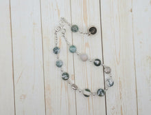 Airmed (Airmid) Pocket Prayer Beads in Tree Agate: Irish Celtic Goddess of Herbs and Healing